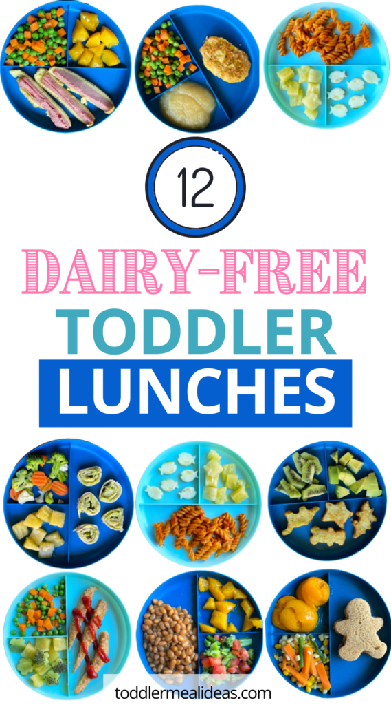 12 Dairy-Free Toddler Lunch Ideas Graphic