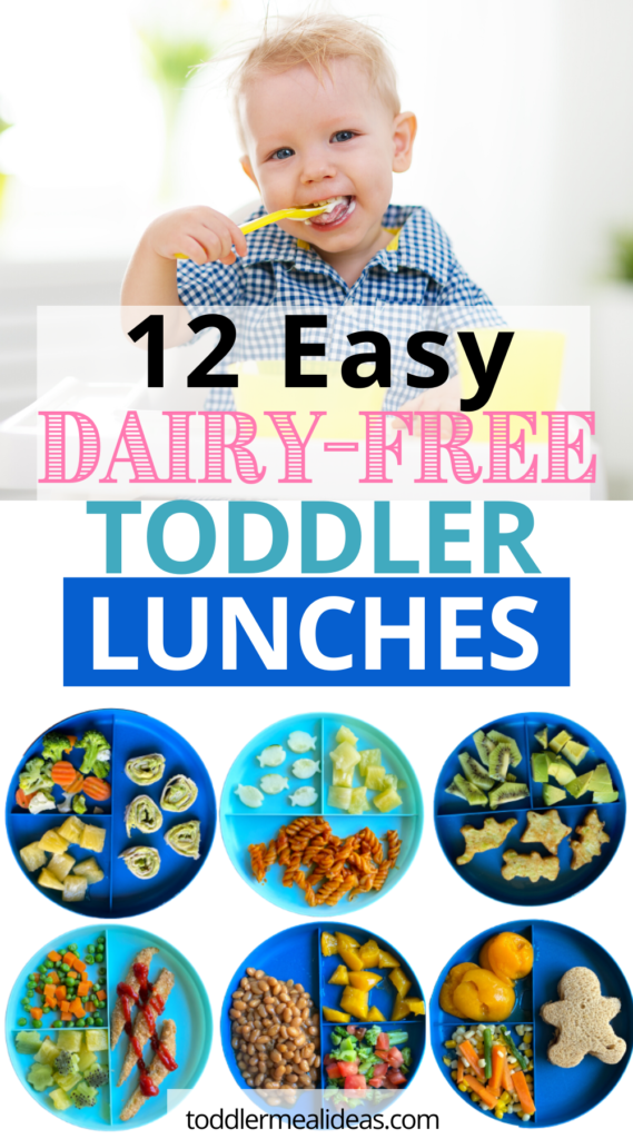 12 Easy Dairy-Free Toddler Lunches Graphic