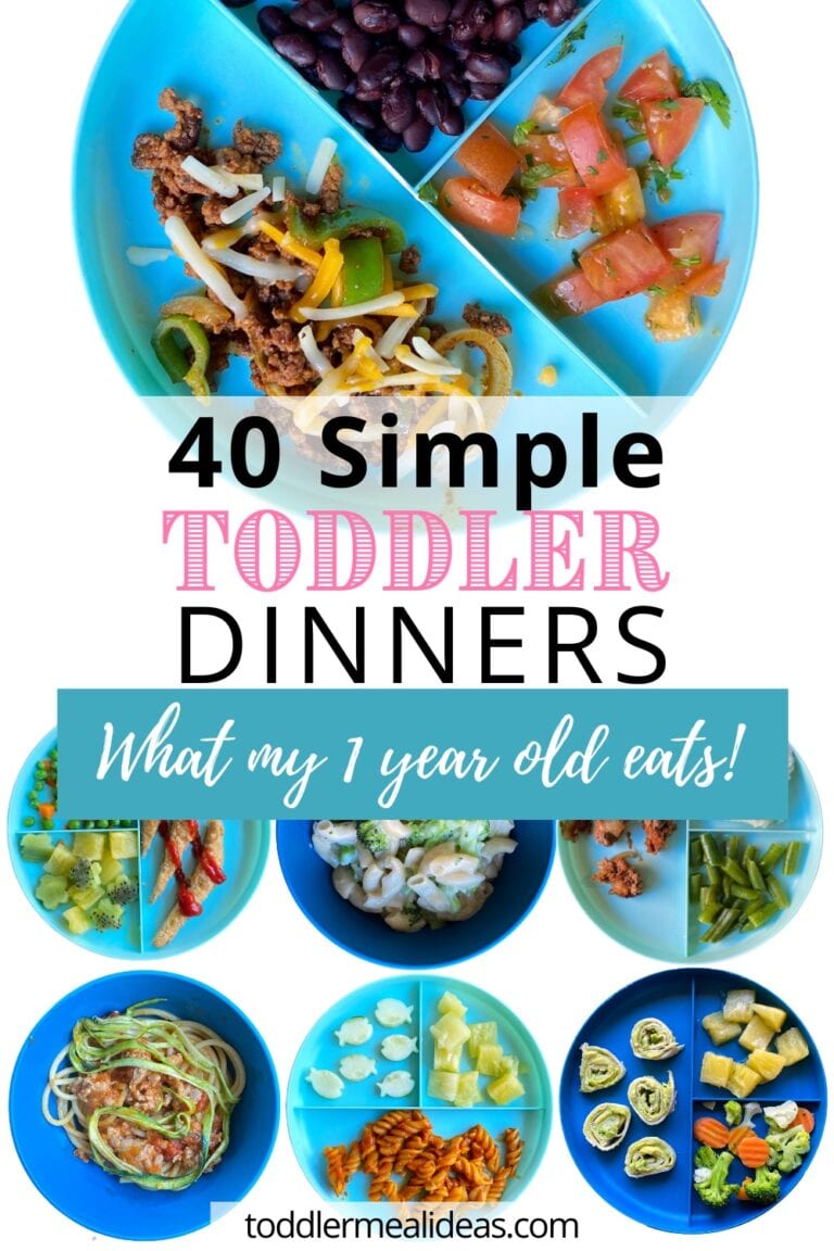 40 Easy Toddler Dinners for 1-2 Year Olds - Toddler Meal Ideas