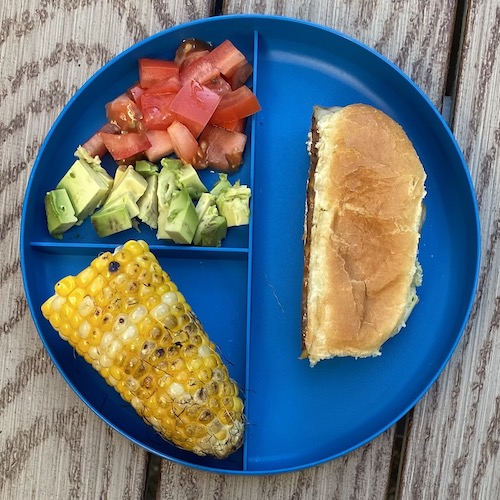 Easy toddler meal burger