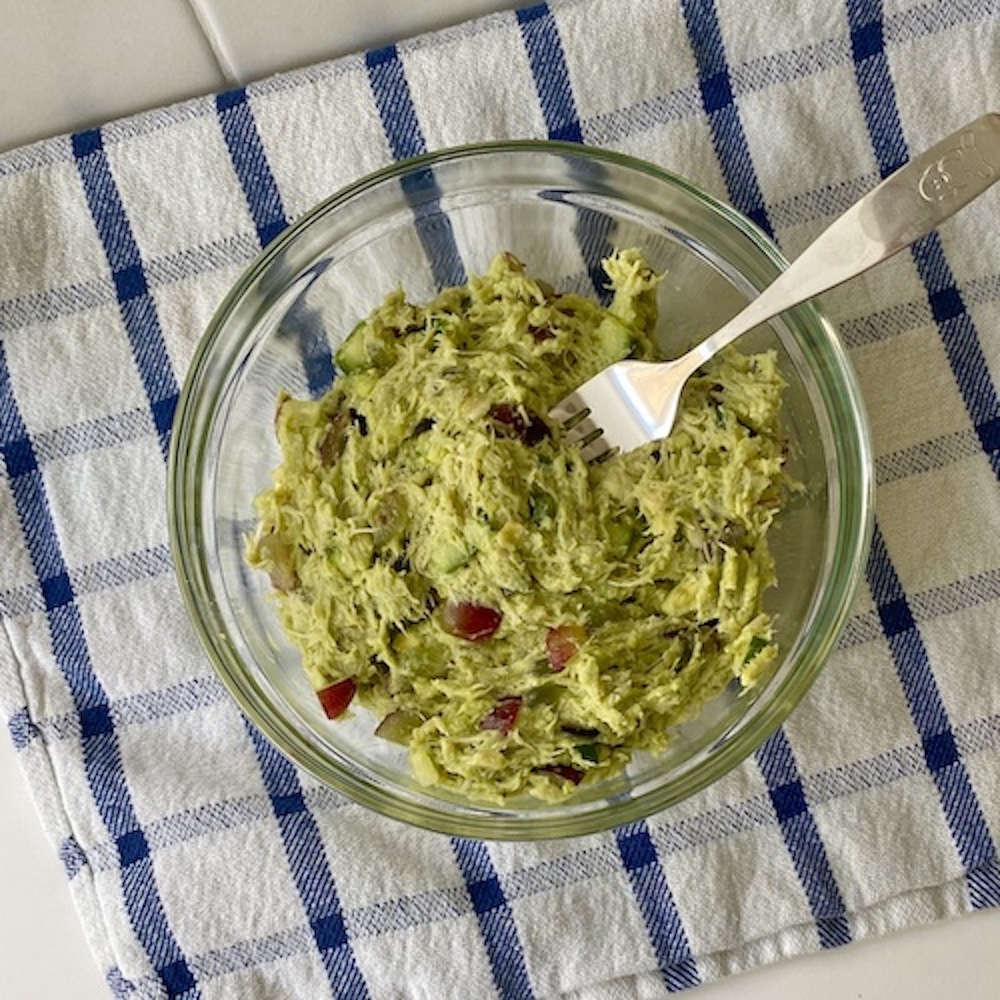 Toddler Avocado chicken salad recipe