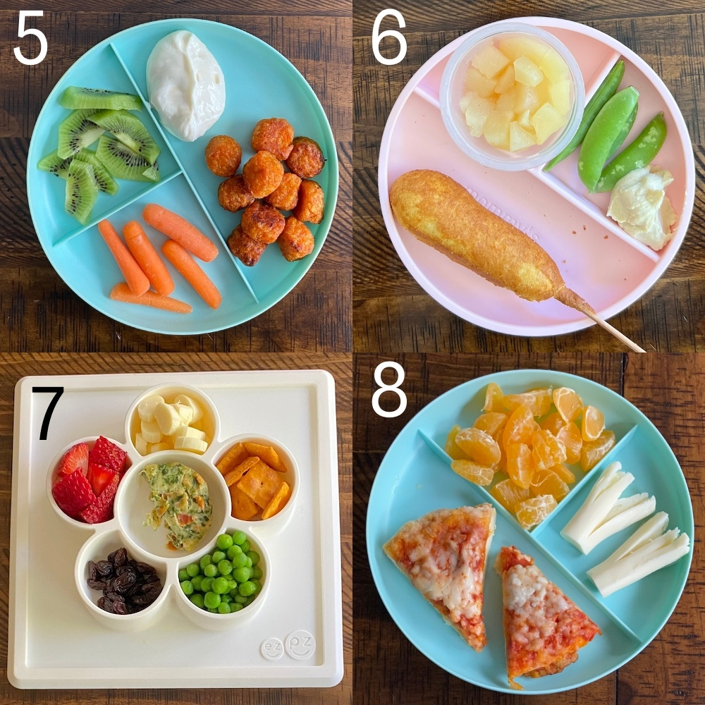 Toddler lunches with frozen food 5-8